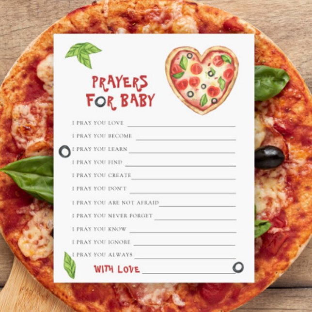 Pizza baby shower - Bidden voor baby (Creator heeft geüpload)