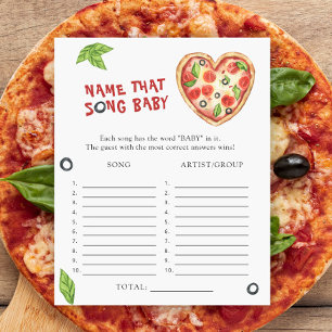 Pizza baby shower - Noem die Baby Song