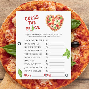 Pizza baby shower - Raad de prijs! wild