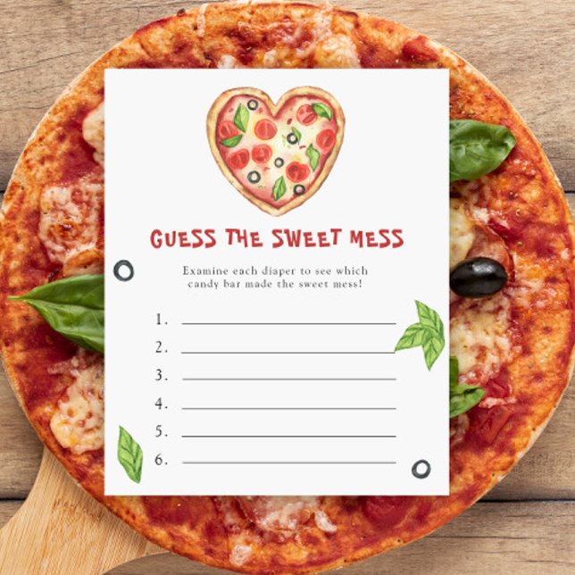 Pizza baby shower - Raad het Sweet Mess spel (Creator heeft geüpload)