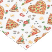 Pizza Baby shower tafelkleed – Pizza en fopspenen (Gekanteld)