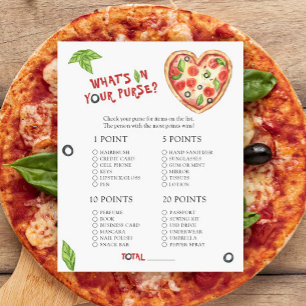 Pizza baby shower - Wat zit er in je portemonnee s