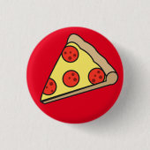 Pizza Badge Pin Button (Voorkant)