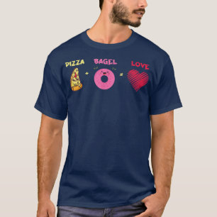 Pizza Bagel Lover Funny Cute 1432977 T-shirt