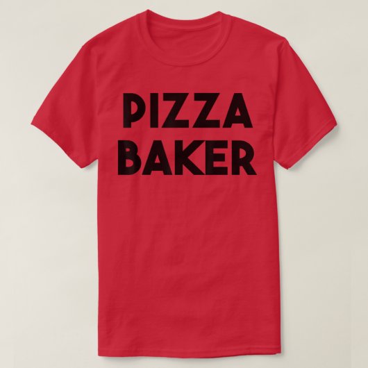Pizza Baker589 T-shirt (Design voorkant)