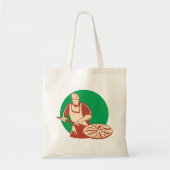 Pizza Baker Canvas tas (Voorkant)