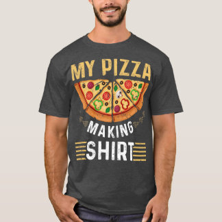 Pizza Baker Mannen Pizza T-shirt