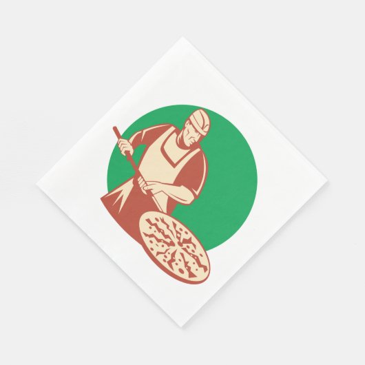 Pizza Baker Napkins Servet (Hoek)