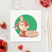 Pizza Baker Napkins Servet