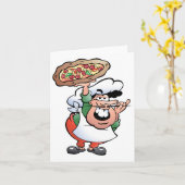 Pizza Baker Note Cards Kaart (Gele Bloem)