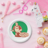 Pizza Baker Papieren Bordje (Feest)