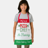 Pizza bakken team- kinder schort (Insitu)