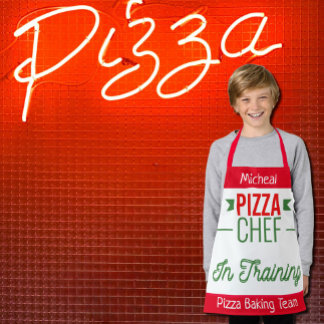 Pizza bakken team- kinder schort