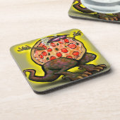 Pizza Beast Drankjes Onderzetter (Linkerzijde)