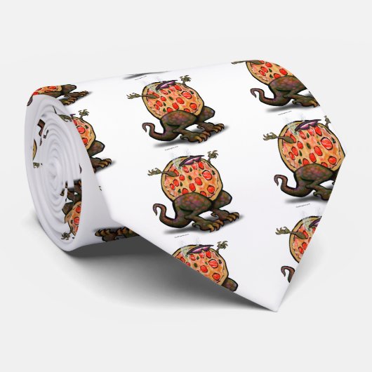 Pizza Beast Stropdas (Opgerold)