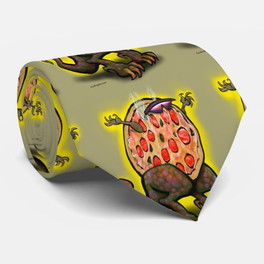 Pizza Beast Stropdas (Opgerold)
