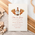 Pizza & Beer Diapers Casual Couples Baby shower Kaart<br><div class="desc">Pizza & Beer Diapers Casual Couples Baby shower. Ideaal voor een casual koppel baby shower waar beide ouders zich bij het plezier kunnen aansluiten!</div>