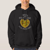 Pizza begrijpt hoodie (Voorkant)