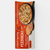 Pizza Bezorgen Pizza Cafe Pizza Restaurant geopend Spandoek (Verticaal)