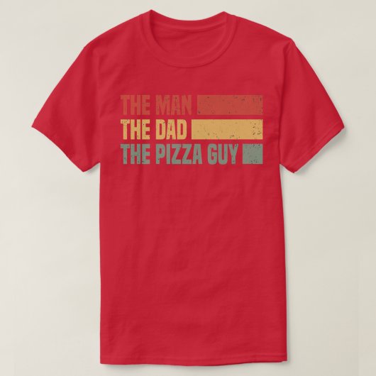 Pizza bezorger Design for pizza lovers T-shirt (Design voorkant)