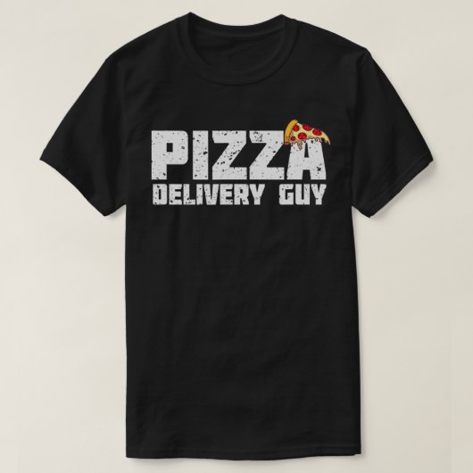 Pizza bezorger Design for pizza lovers T-shirt (Design voorkant)