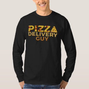 Pizza Bezorger Italiaans Foodie Grappige Kostuum A T-shirt