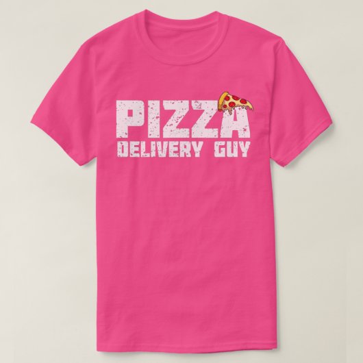 Pizza bezorgerDesign voor pizzaliefhebbers T-shirt (Design voorkant)