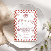 Pizza bezorging Baby shower Bedankt Card Kaart