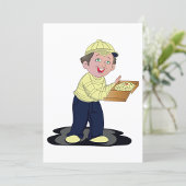 Pizza bezorgjongen kaart