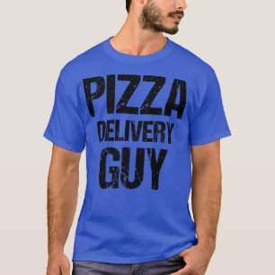 Pizza bezorgt man die Pizza eet T-shirt