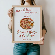 Pizza & Bier Voor de Baby Komt! Baby Borrel