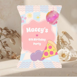 Pizza Birthday Treat Party Favor Chip Bag