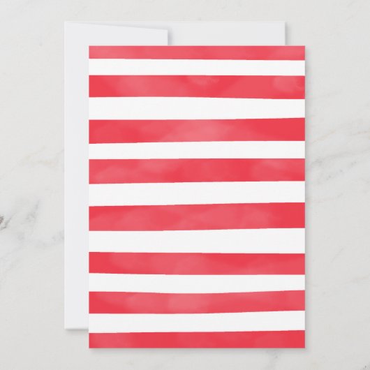 Pizza Birthday Uitnodiging (Achterkant)