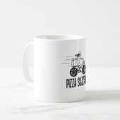Pizza Blizzard Fietskoerier Chauffeur Koffiemok (Voorkant links)