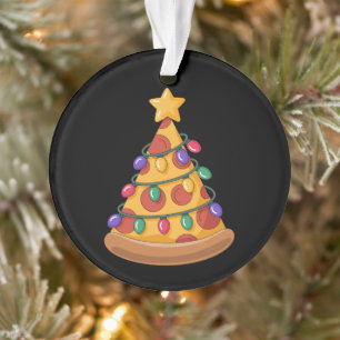 Pizza Boom Kerstverlichting Pizza Liefhebber Famil Ornament