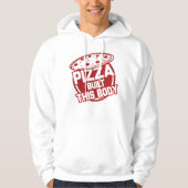 Pizza bouwde dit lichaam hoodie (Voorkant)