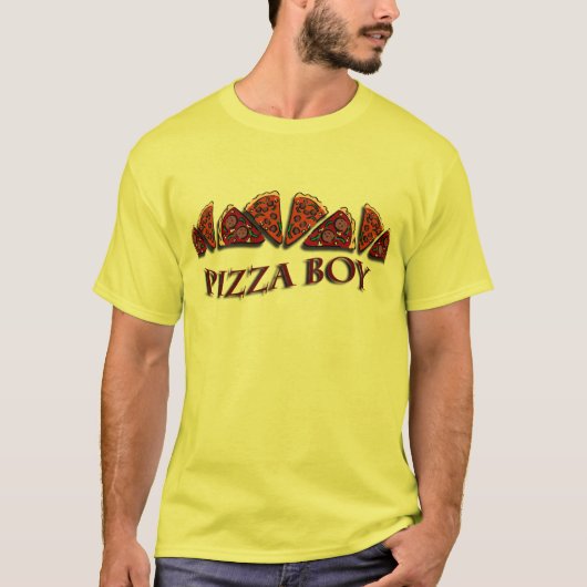 Pizza Boy T-shirt (Voorkant)