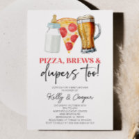 Pizza Brews en Luiers ook! Baby Shower