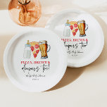 Pizza Brews en Luiers ook! Baby Shower Papieren Bordje<br><div class="desc">Dit zijn ook Pizza Brews en Luiers! Baby shower Papieren Borden!</div>