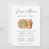 Pizza & Brews voor het repetitiediner van I Do Kaart (Voorkant)