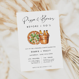 Pizza & Brews voor het repetitiediner van I Do Kaart