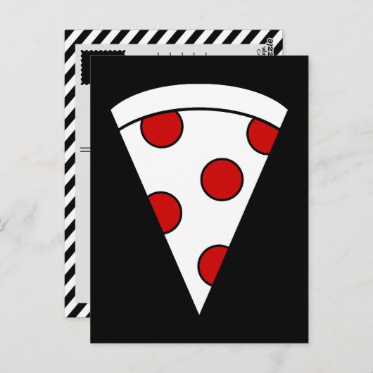 pizza briefkaart (Voorkant / Achterkant)