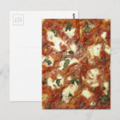 Pizza. Briefkaart (Voorkant / Achterkant)