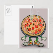 Pizza Briefkaart (Voorkant / Achterkant)