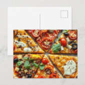 Pizza Briefkaart (Voorkant / Achterkant)