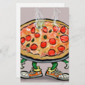 Pizza Briefpapier (Voorkant / Achterkant)