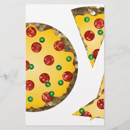 pizza briefpapier (Voorkant)
