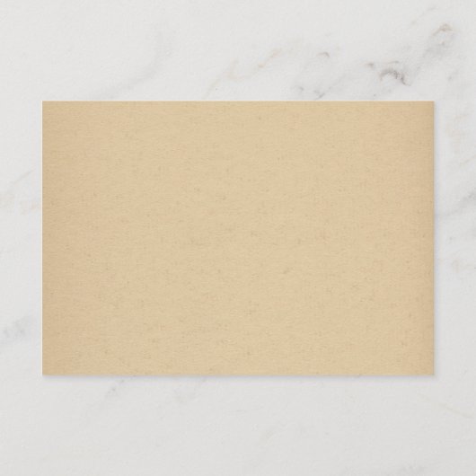 Pizza Bruiloft Informatie Details Behuizing Kaart (Achterkant)