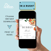 Pizza Bubbly Bar Tafelblad Sign Poster