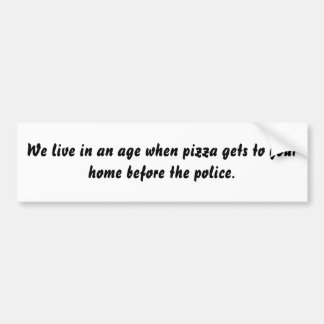 pizza bumpersticker